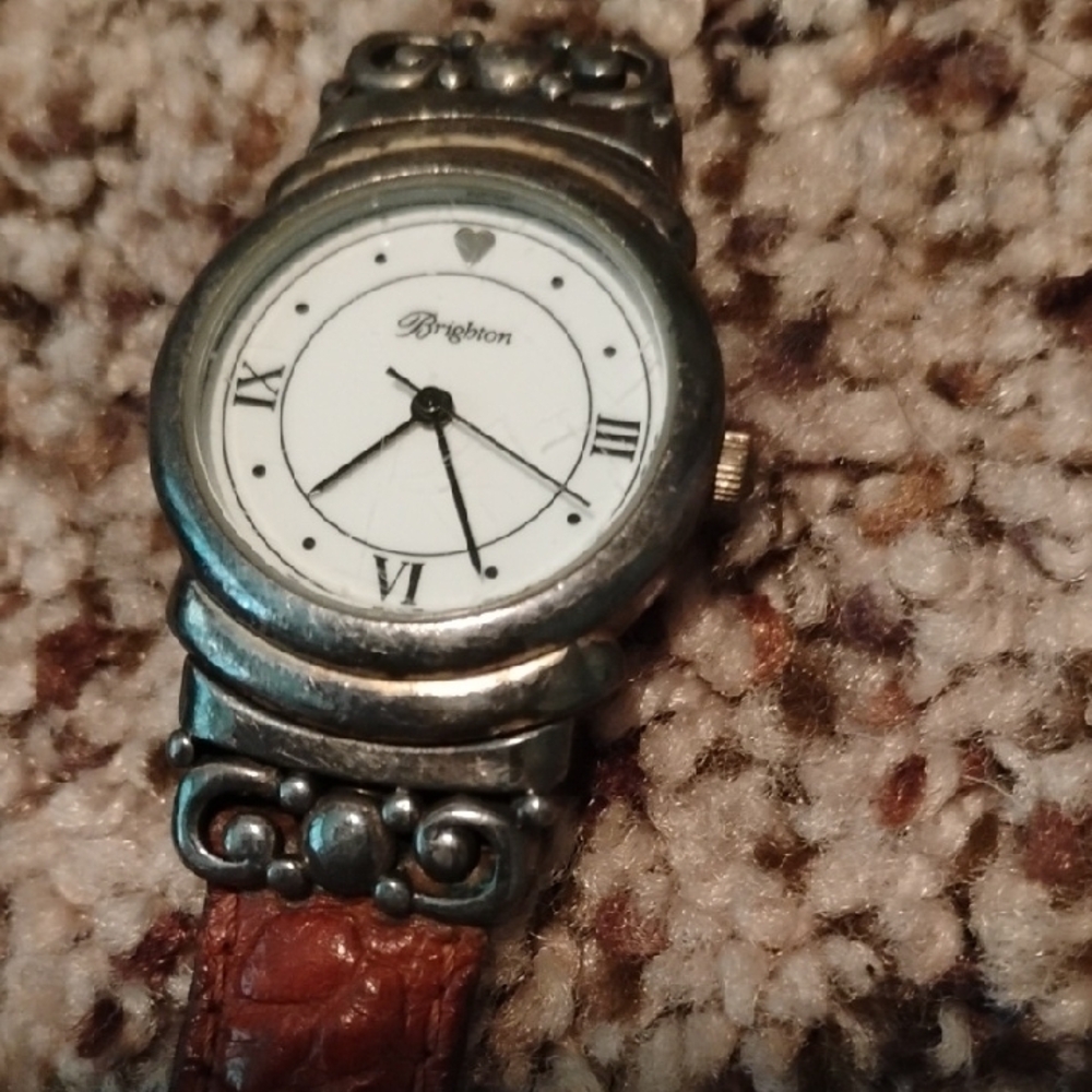 Brighton Watch with Silver Accents